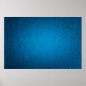 Blauwe ledertextuur poster (Voorkant)