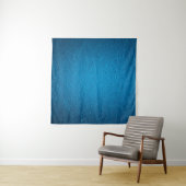 Blauwe ledertextuur wandkleed (In situ)