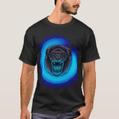 Blauwe leeuw T-shirt (Voorkant)