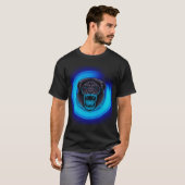 Blauwe leeuw T-shirt (Voorkant volledig)