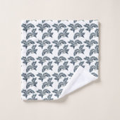 Blauwe lef Designer-handdoekset Bad Handdoek (Wasdoekje)