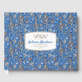 Blauwe legante ventilatiehal gastenboek (Voorkant)