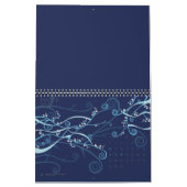 Blauwe lege kalender met feestdagen 12 maanden (Mar 2026)