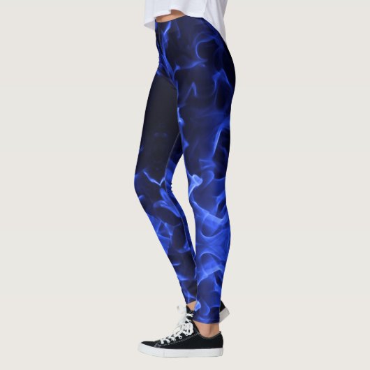 blauwe leggings (Links)