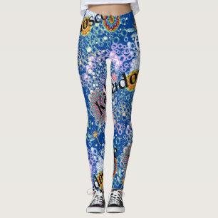 Blauwe Leggings