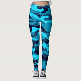 Blauwe Leggings