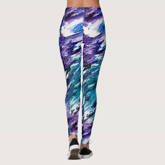 Blauwe Leggings (Achterkant)