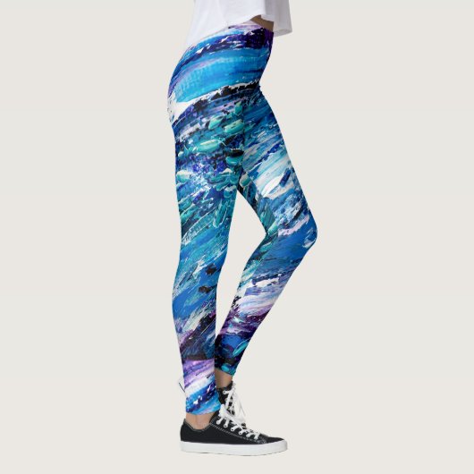 Blauwe Leggings (Rechts)