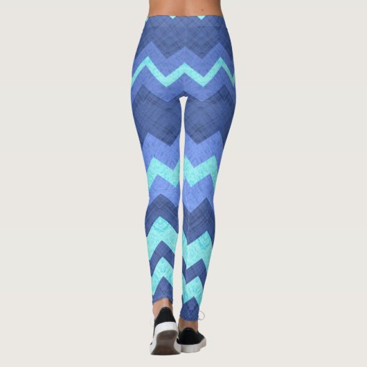 blauwe leggings (Achterkant)
