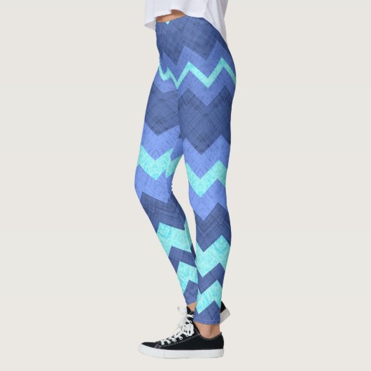 blauwe leggings (Links)