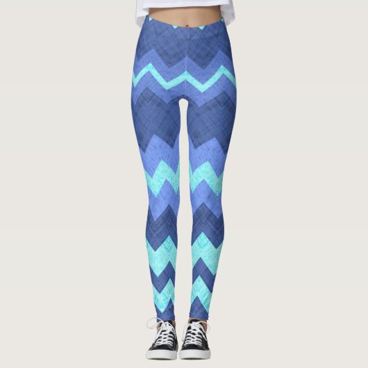 blauwe leggings (Voorkant)