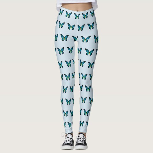 Blauwe Leggings (Voorkant)