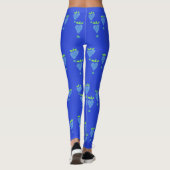 Blauwe Leggings (Achterkant)