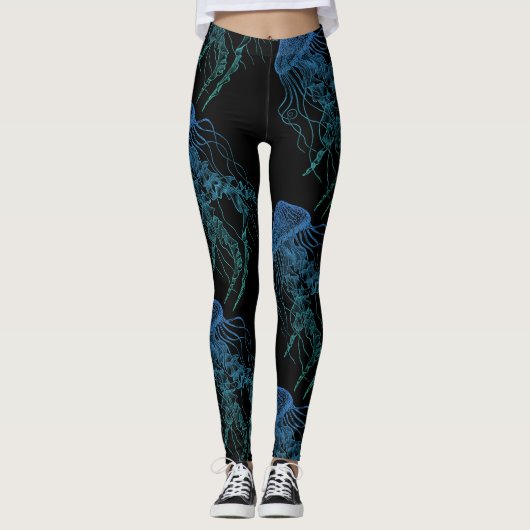 Blauwe Leggings (Voorkant)