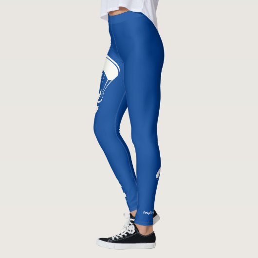 Blauwe leggings (Links)