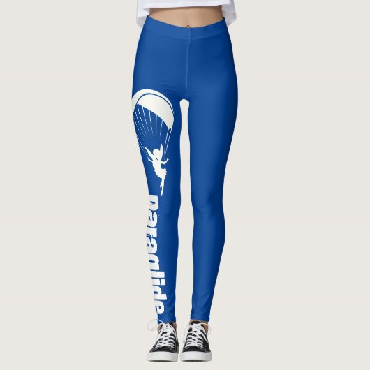 Blauwe leggings (Voorkant)