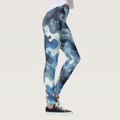 Blauwe Leggings van Camouflage (Rechts)