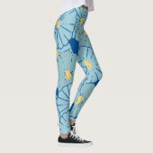 Blauwe Leggings van de Illustratie van het Japanse (Rechts)