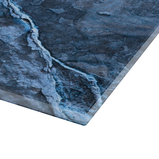 Blauwe leisteen snijplank (Hoek)