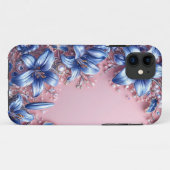 💙 Blauwe Lelie Bloemengeschenk voor Natuurliefheb Case-Mate iPhone Case (Achterkant (horizontaal))