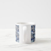 Blauwe lelies espresso kop (Achterkant)