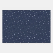 Blauwe lelijke kersttrui-buffels inpakpapier vel (Voorkant 3)