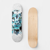 Blauwe leng | Lion Skateboard (Voorkant)