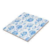 Blauwe lengen tegeltje (Zijkant)