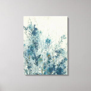 Blauwe lente canvas afdruk