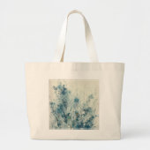 Blauwe lente grote tote bag (Voorkant)