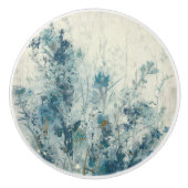 Blauwe lente keramische knop (Voorkant)