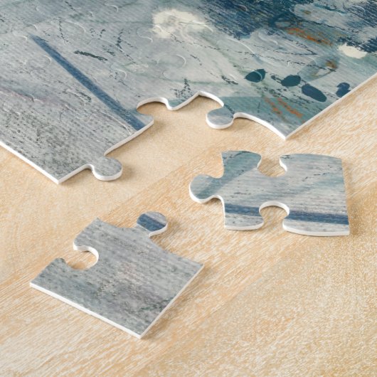 Blauwe lente legpuzzel (Zijkant)