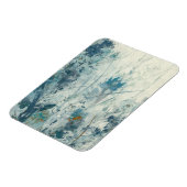 Blauwe lente magneet (Linkerzijde)