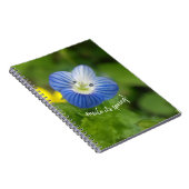 blauwe lente - notitieboek (Rechterzijde)
