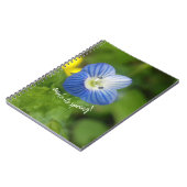 blauwe lente - notitieboek (Linkerzijde)