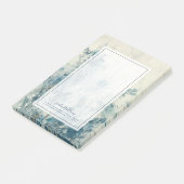 Blauwe lente post-it® notes (Schuin)