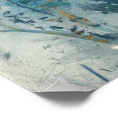 Blauwe lente poster (Hoek)