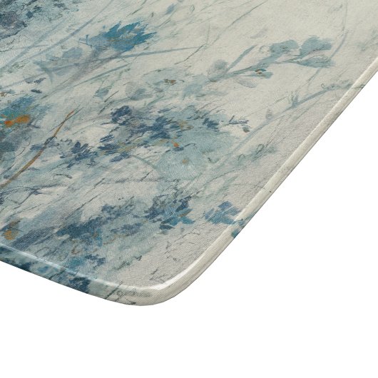 Blauwe lente snijplank (Hoek)