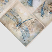 Blauwe lente tissuepapier (Detail)