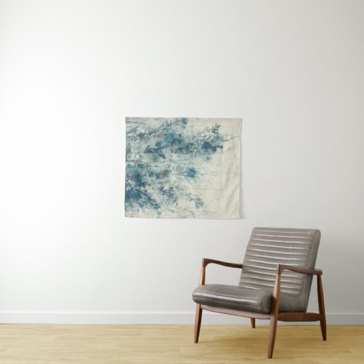 Blauwe lente wandkleed (In Situ (horizontaal))