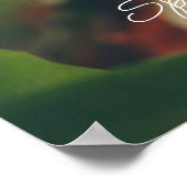 Blauwe lentevloer poster (Hoek)