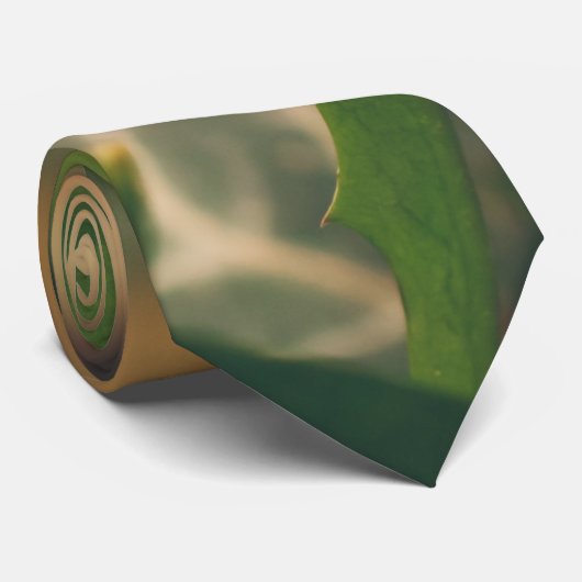 Blauwe lentevloer stropdas (Opgerold)