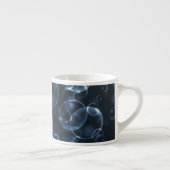 Blauwe lenzen, bokeh espresso kop (Rechts)