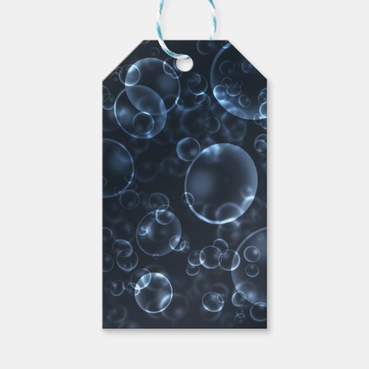 Blauwe lenzen cadeaulabel (Voorkant)