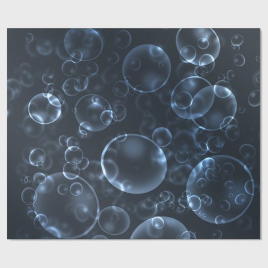 Blauwe lenzen cadeaupapier (Vlak)