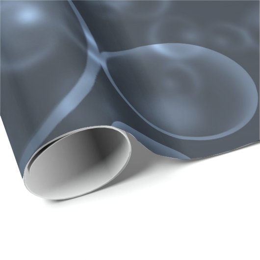 Blauwe lenzen cadeaupapier (Rol Hoek)