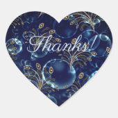 Blauwe lenzen hart sticker (Voorkant)