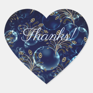 Blauwe lenzen hart sticker