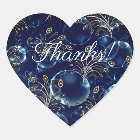 Blauwe lenzen hart sticker (Voorkant)