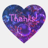 Blauwe lenzen hart sticker (Voorkant)